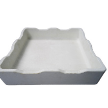 refractory alumina ceramic sagger for sintering magnetic material
